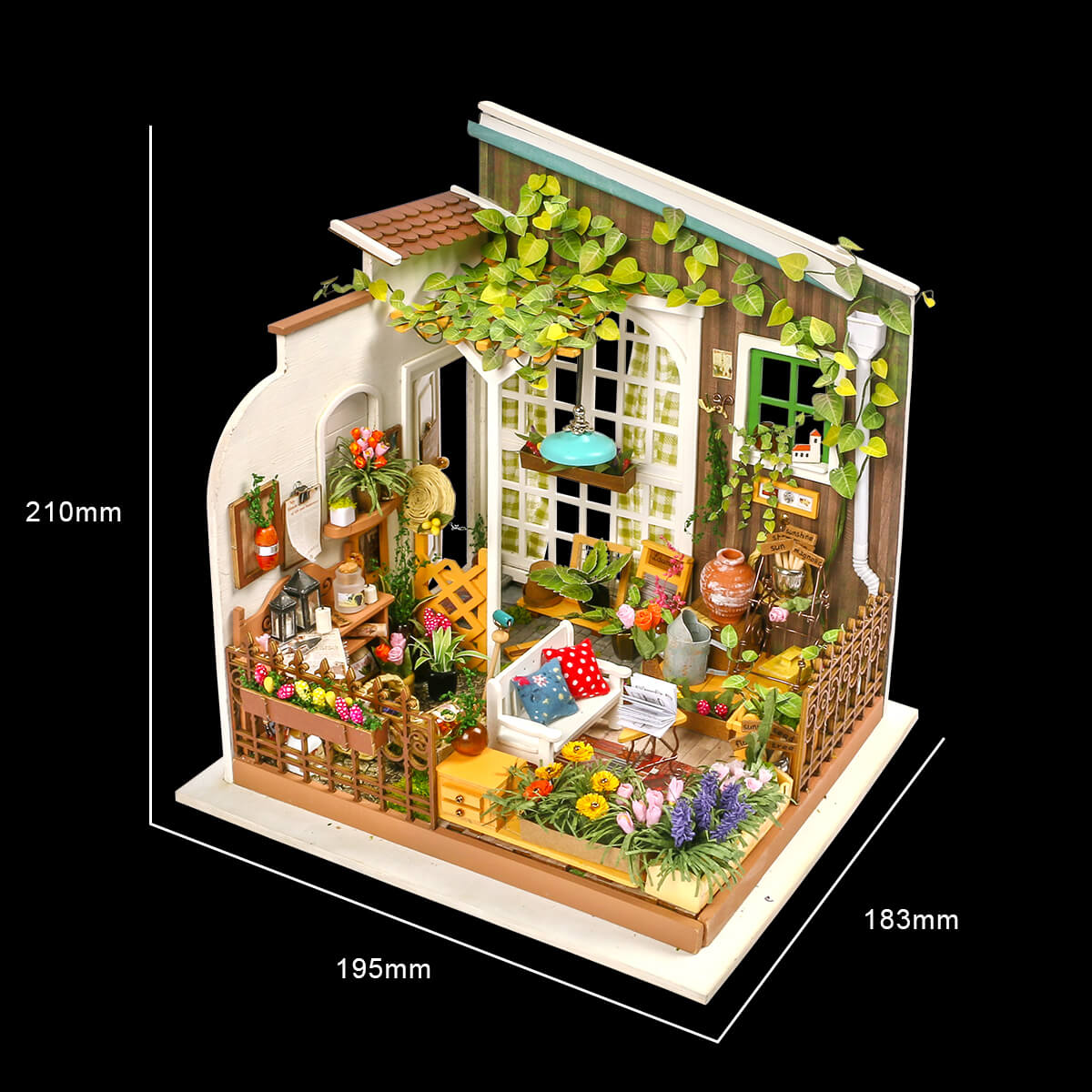 Miller's Flower House - DIY Book Nook Kit